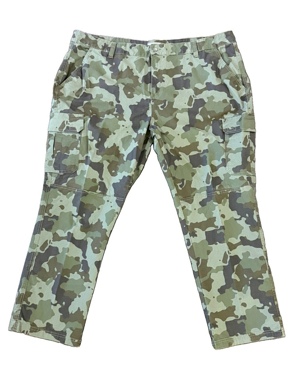 Ocean Coast Men’s Camo Cargo Pants Size 48 NWOT Relaxed Fit Casual Big & Tall